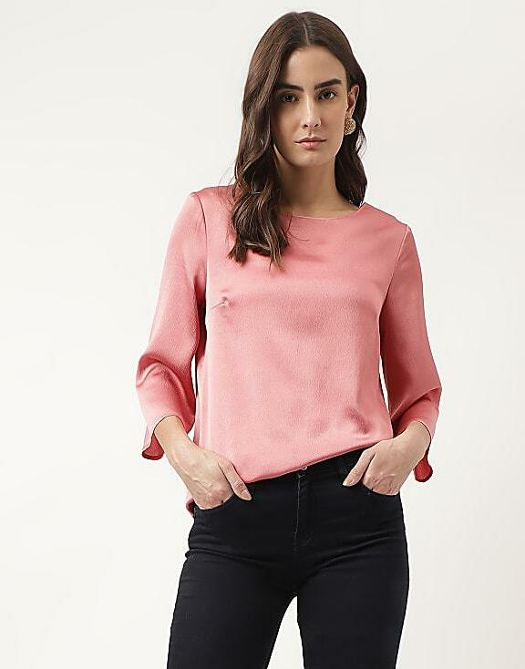 KLASYCZNY TOP OKRĄGŁY DEKOLT T43-3122K-I4