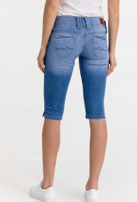 NIEBIESKIE SPODNIE JEANS RYBACZKI