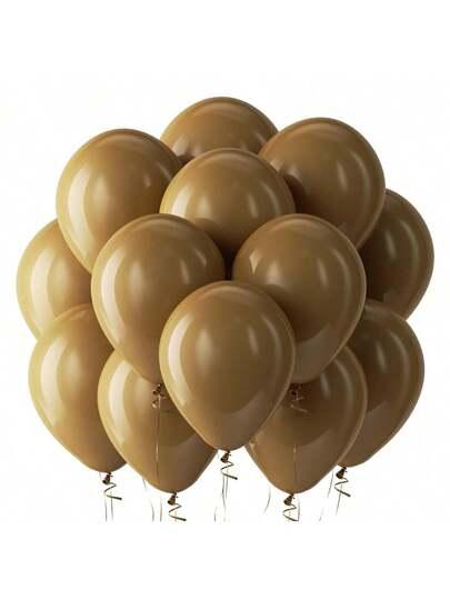 brązowe balony 10szt.