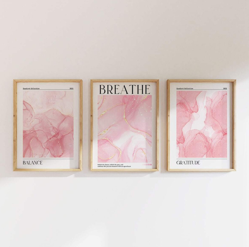 plakat dekoracja print 3-pack