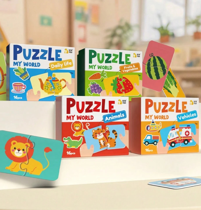 puzzle edukacyjne 4-pack