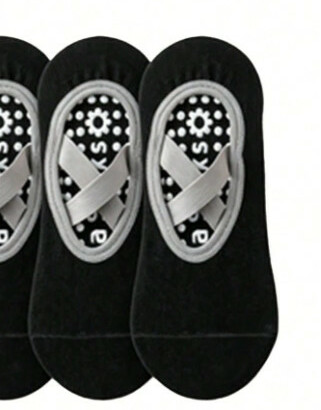 czarne skarpetki antypoślizgowe 1-pack