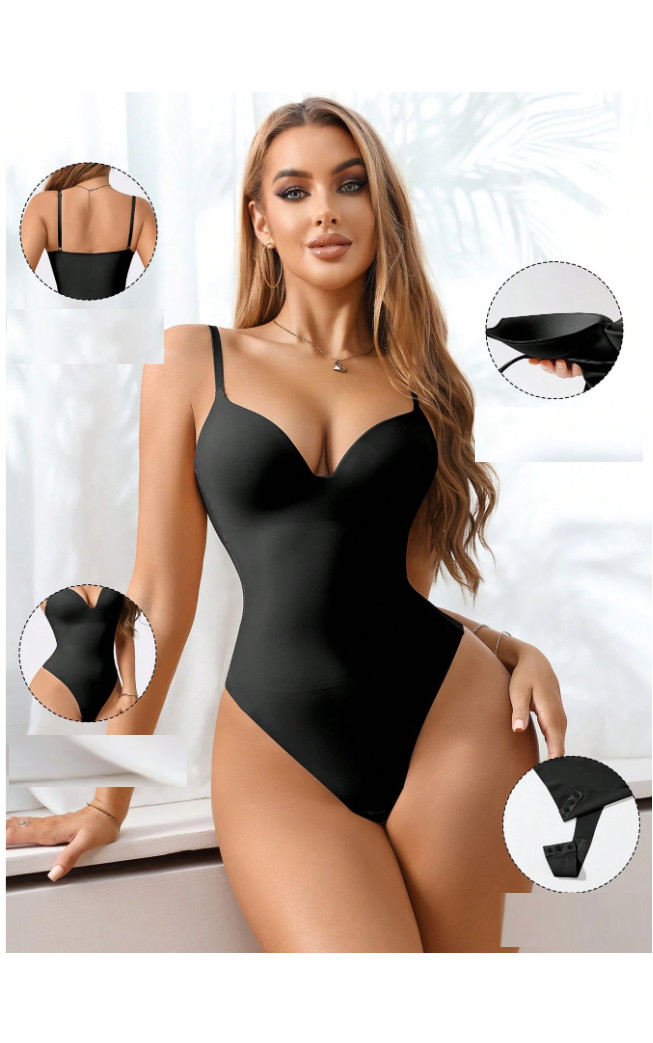 MODELUJĄCE CZARNE BODY RAMIĄCZKA STRINGI