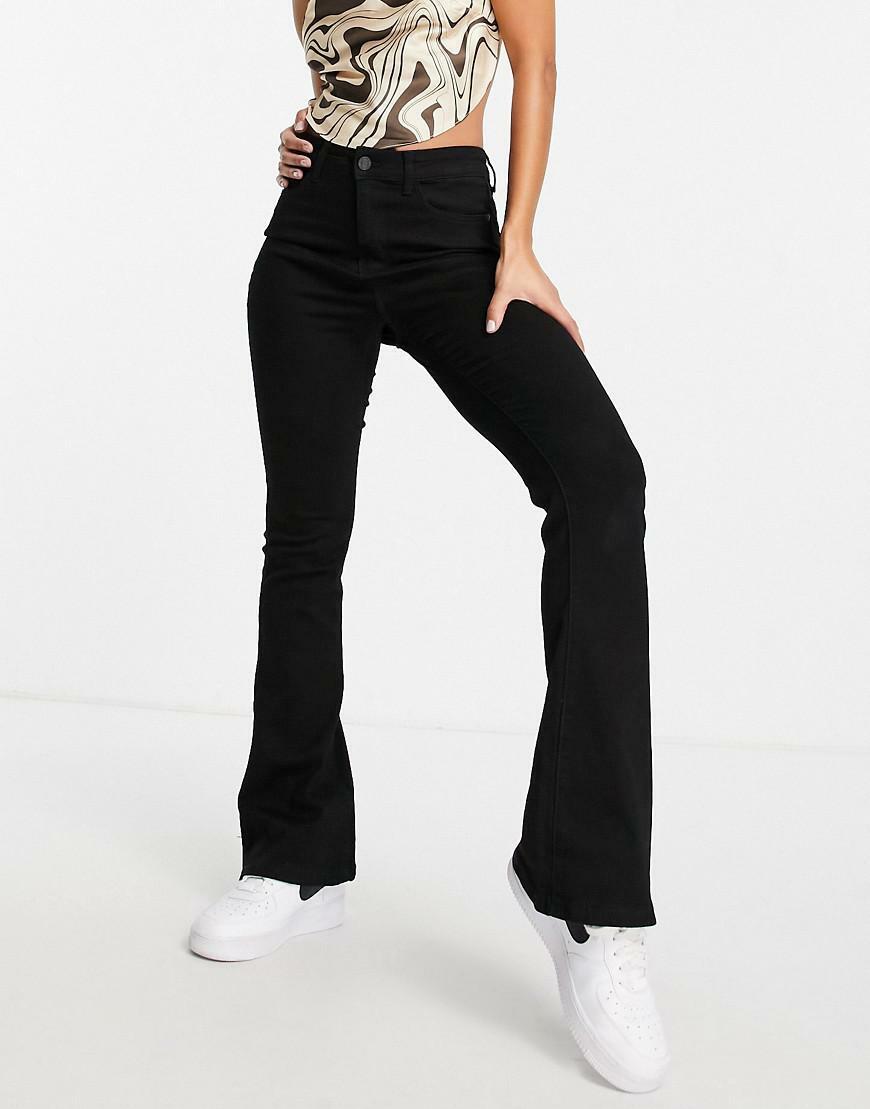 CZARNE SPODNIE JEANS