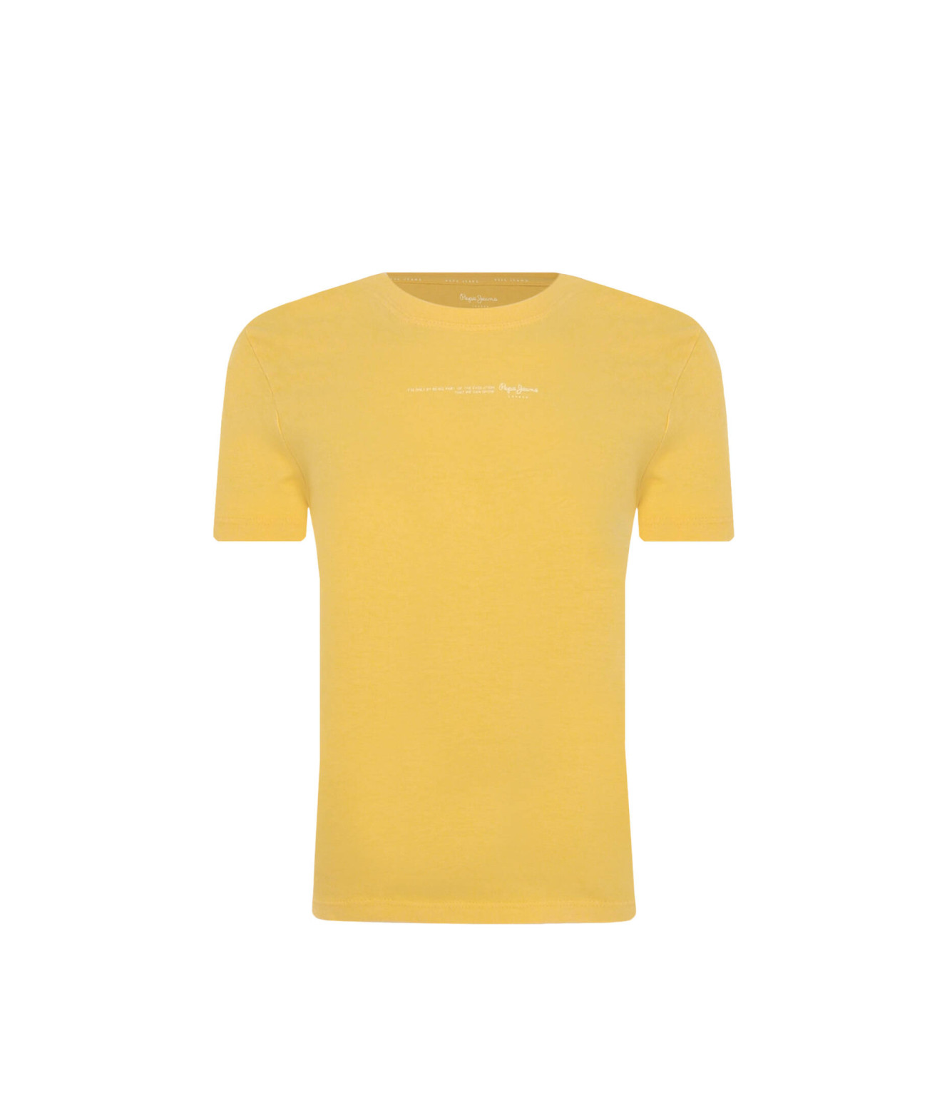 żółty t-shirt print