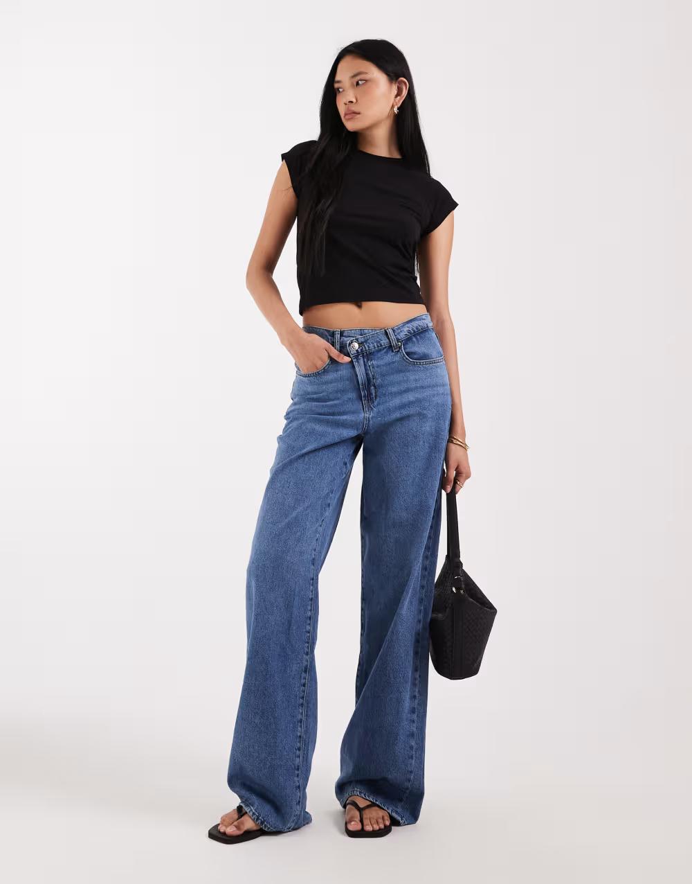 NIEBIESKIE SPODNIE JEANS