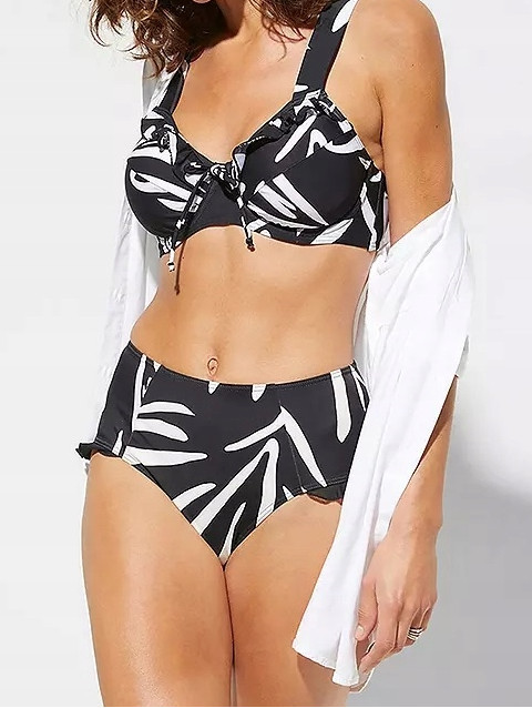 góra od bikini falbana wiązanie