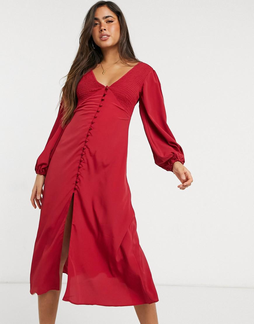 MIDI SUKIENKA V NECK