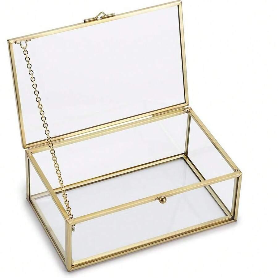 szklany zamykany organizer