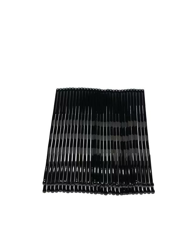 czarne wsuwki do włosów 30-pack