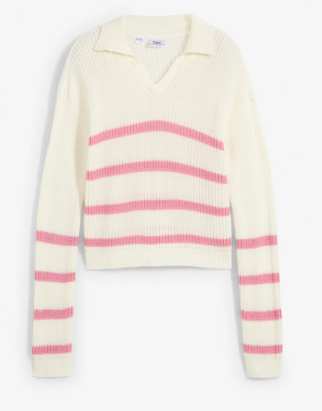 SWETER DZIEWCZĘCY POLO
