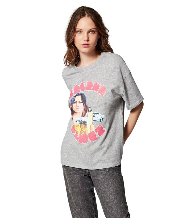 T-SHIRT NADRUK SELENA GOMEZ