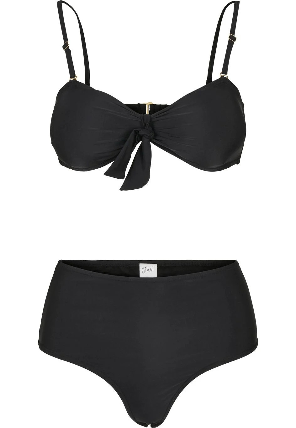 czarny komplet bikini 
