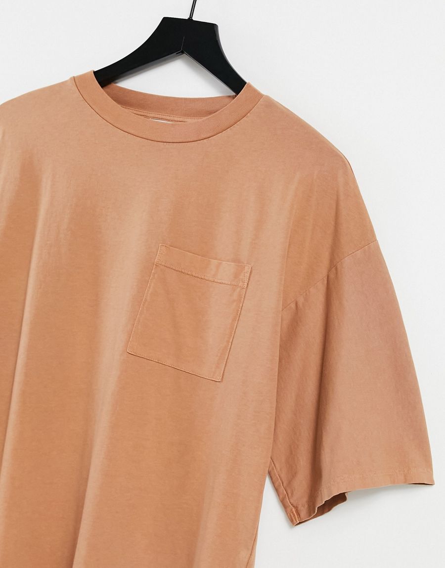 bawełniany T-shirt okrągły dekolt 