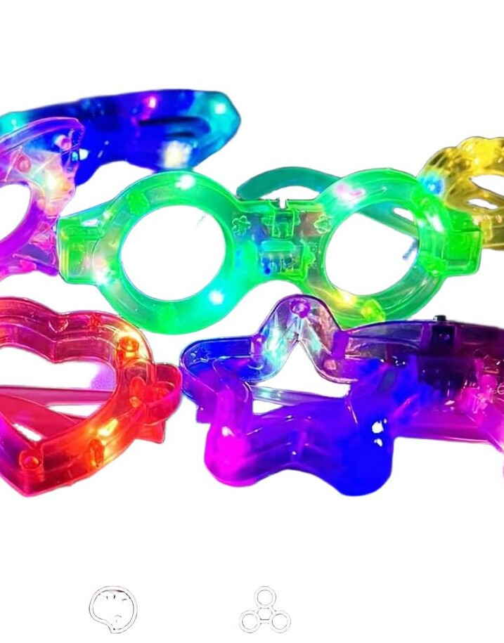OKULARY LED ŚWIECĄCE 10-PACK