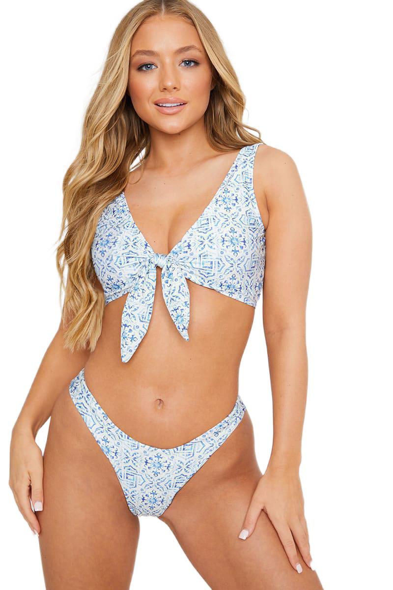 dół od bikini print