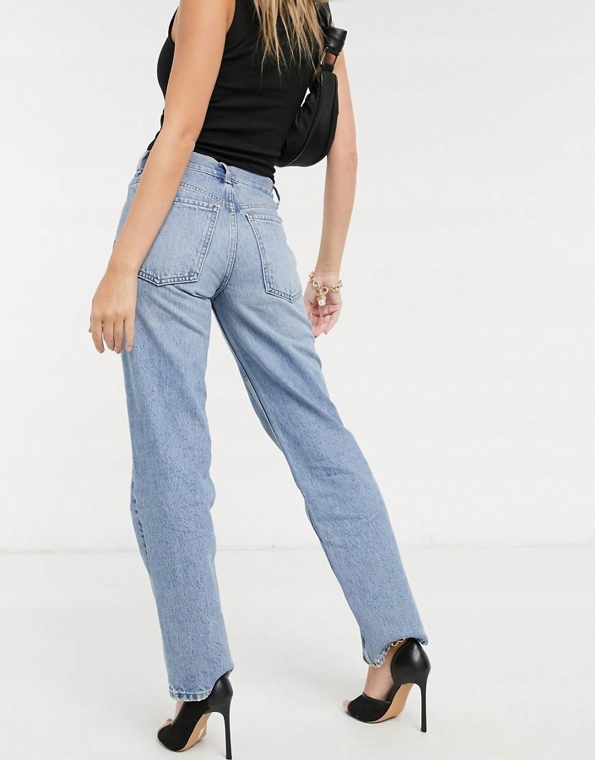 NIEBIESKIE SPODNIE JEANS 