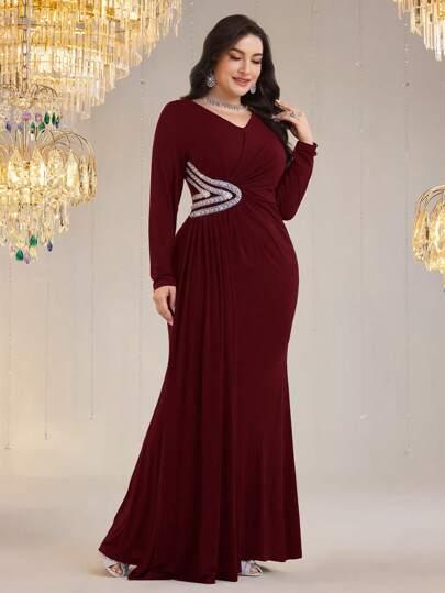 czerwona maxi sukienka