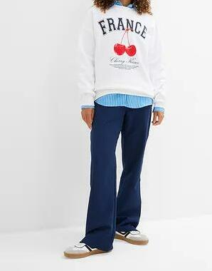BLUZA OVERSIZE Z BAWEŁNY 