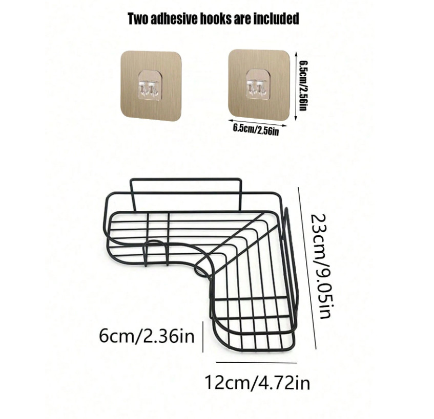 czarna półka 2-pack