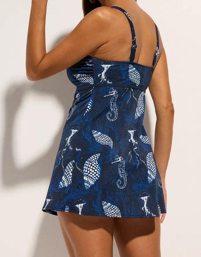 TANKINI DWUCZĘŚCIOWE Z WZOREM