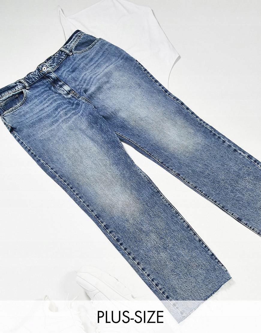 R1C316*SPODNIE DAMSKIE JEANSOWE PROSTE 24/34 A01