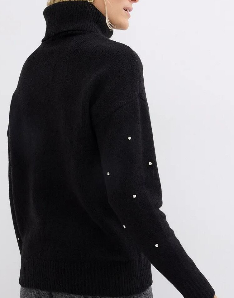 SWETER Z CYRKONIAMI 