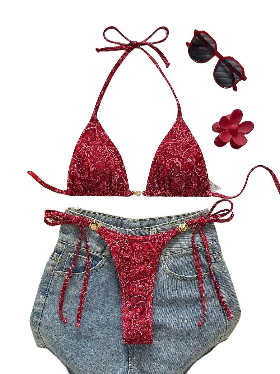 WIĄZANE BIKINI DWUCZĘŚCIOWE