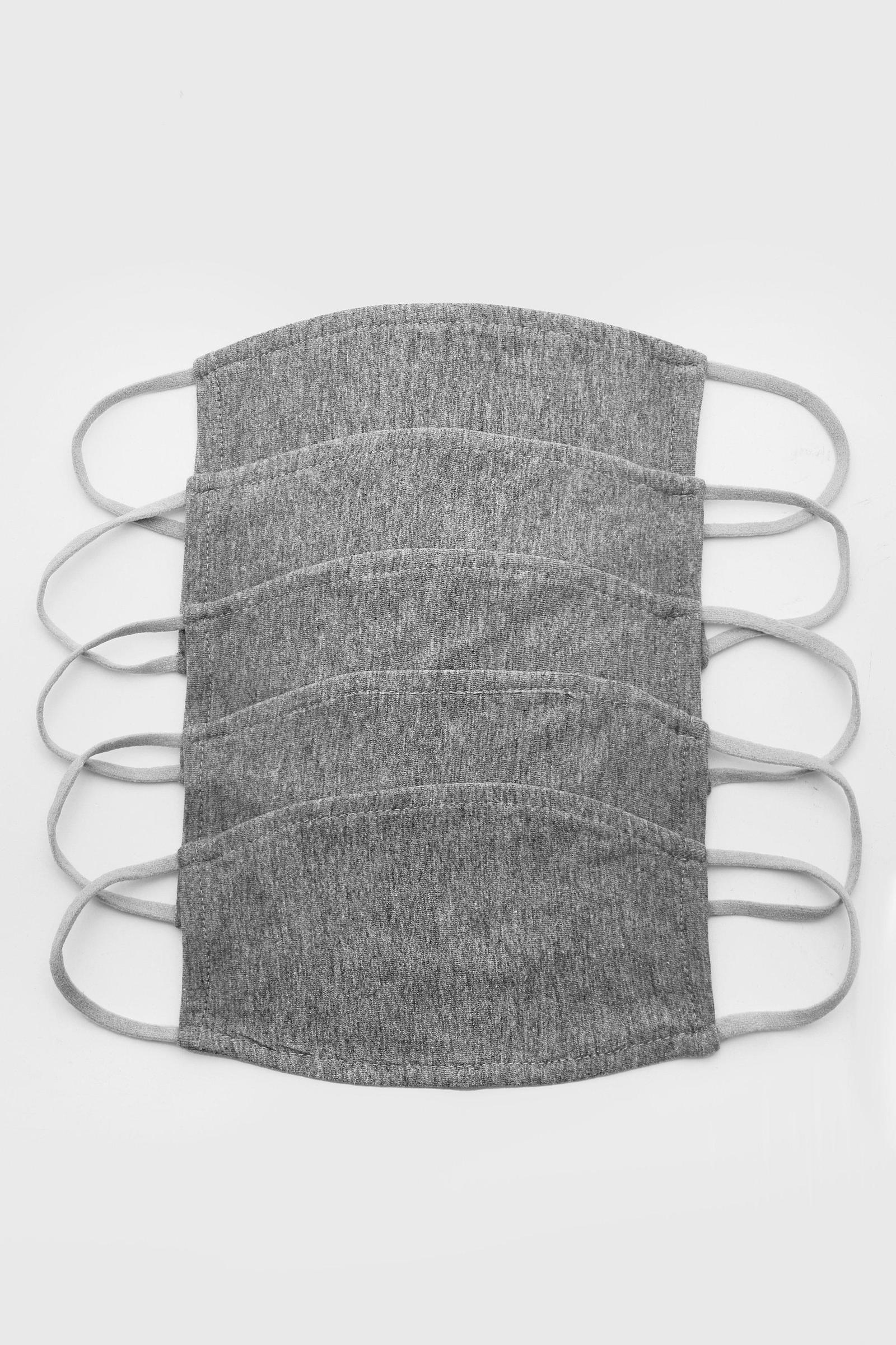 szare maseczki 5-pack