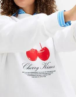 BLUZA OVERSIZE Z BAWEŁNY 