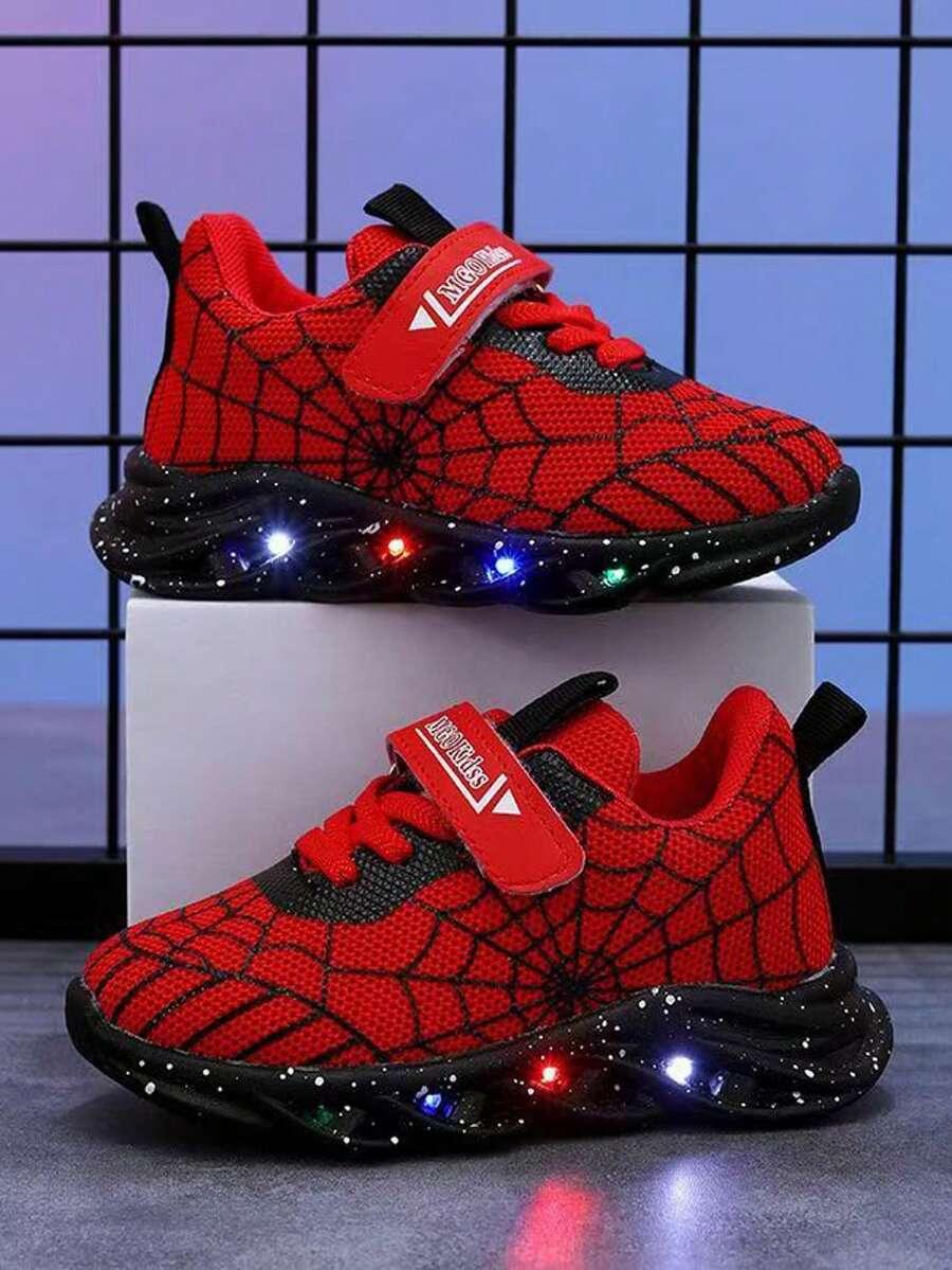 CZERWONE BUTY SPORTOWE NA RZEPY