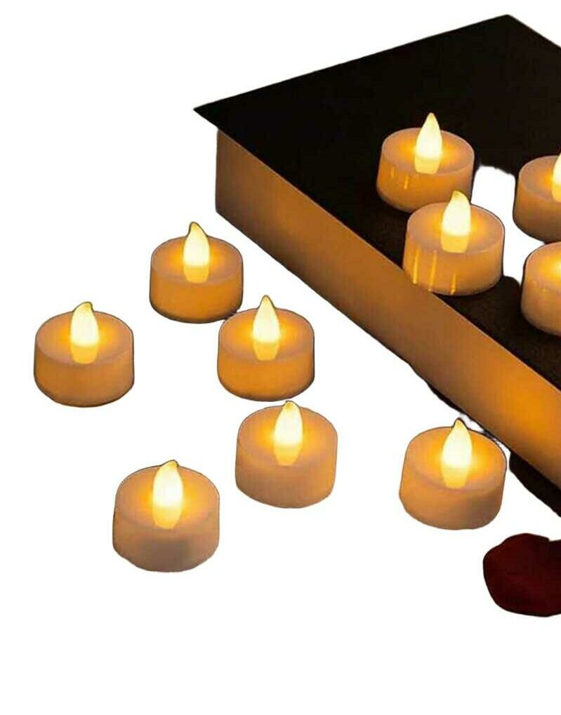 BIAŁE ŚWIECZKI 12 SZT.