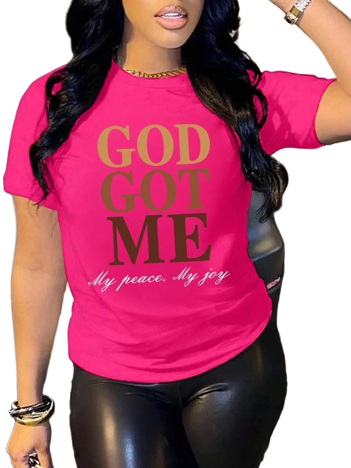 T-SHIRT DAMSKI OKRĄGŁY DEKOLT