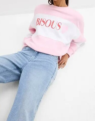 BLUZA OVERSIZE Z NADRUKIEM