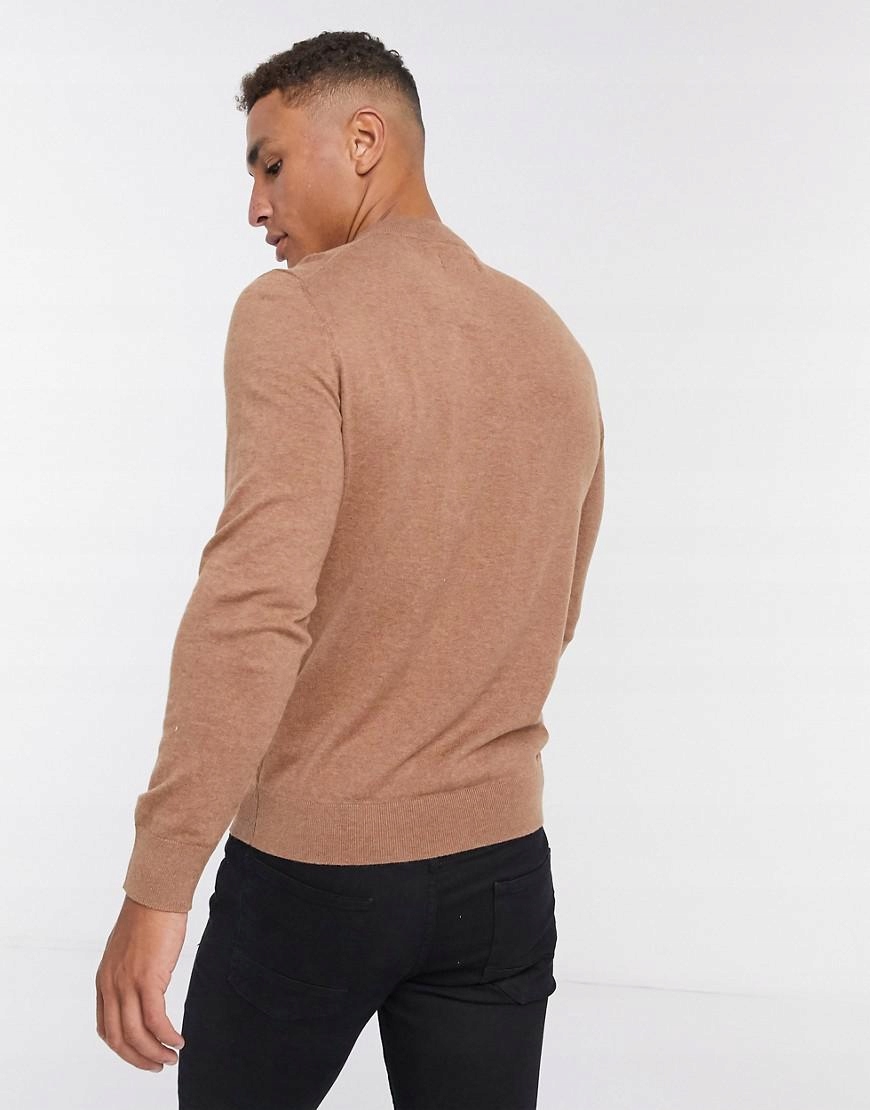 BRĄZOWY SWETER CASUAL