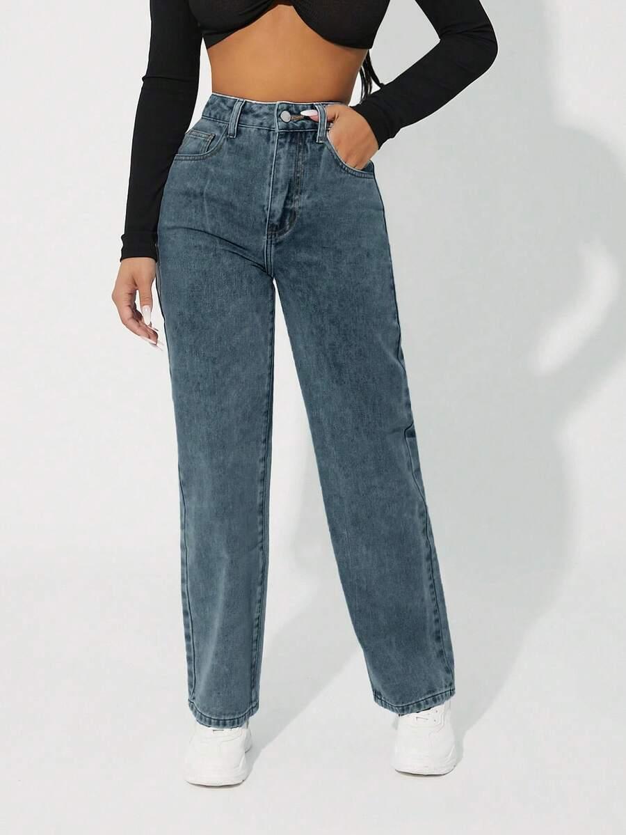 NIEBIESKIE SPODNIE JEANS 
