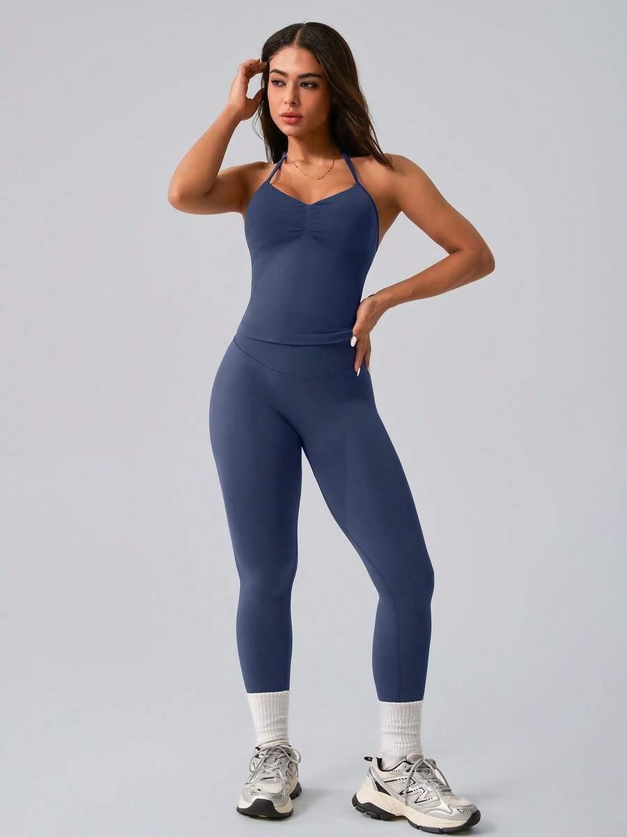 komplet top legginsy