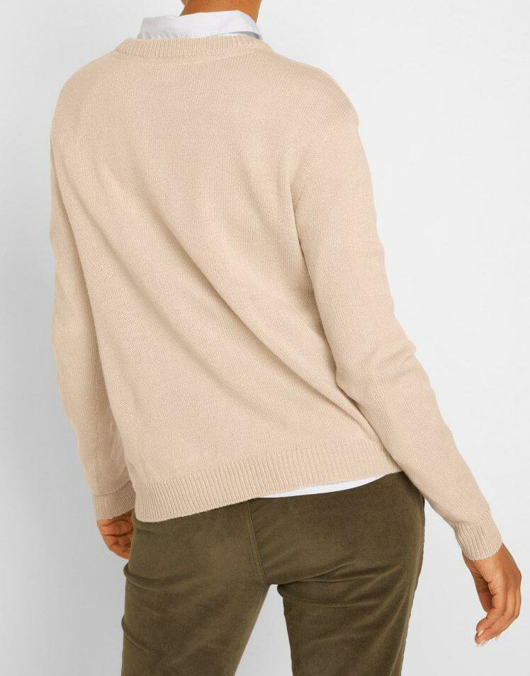 DAMSKI DZIANINOWY SWETER