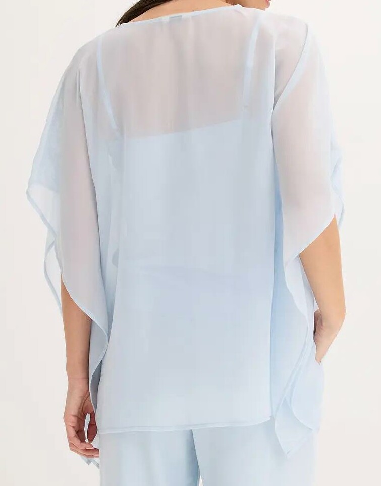 TUNIKA DAMSKA PLUS SIZE DEKOLT V RĘKAW 3/4