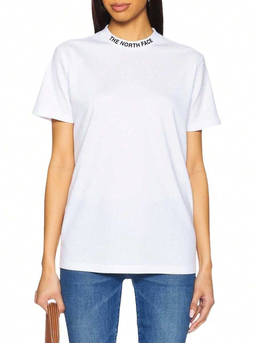 biały t-shirt nadruk