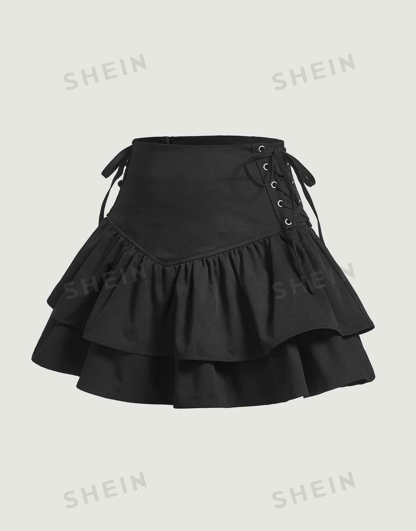 CZARNA MINI SPÓDNICA