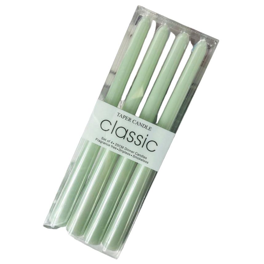 zielone świece 4-pack