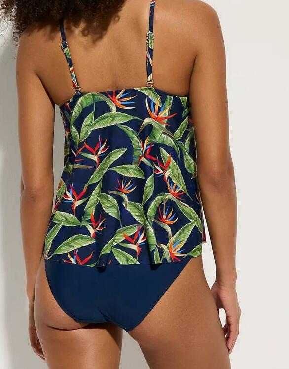 GÓRA BIKINI REGULAR WZÓR ROŚLINNY