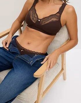 BIUSTONOSZ DAMSKI PLUS SIZE MIĘKKI Z ZAPIĘCIEM Z TYŁU 2PAK