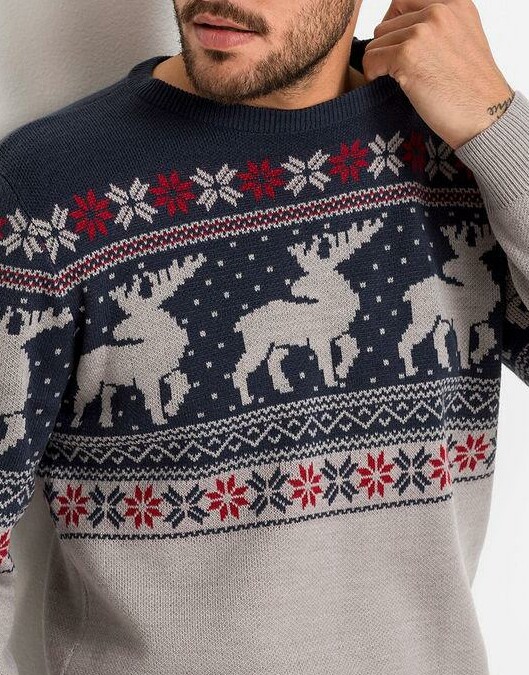 SWETER W NORWESKI WZÓR