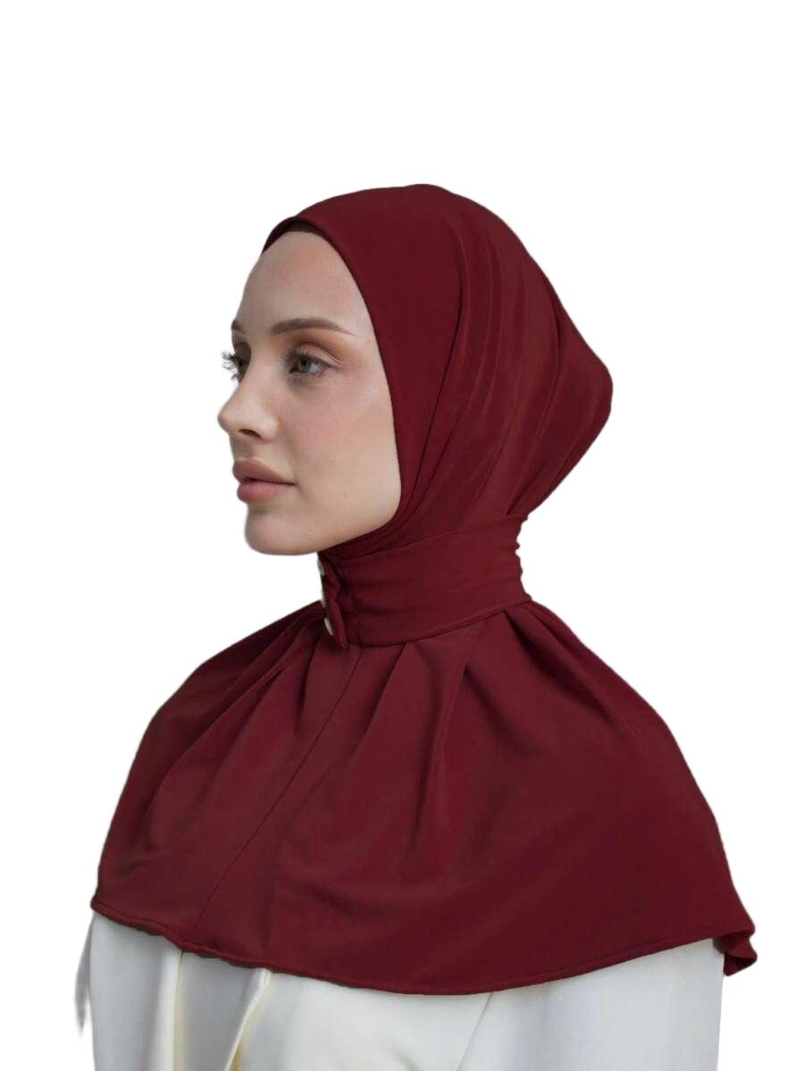 czerwona chusta hijab