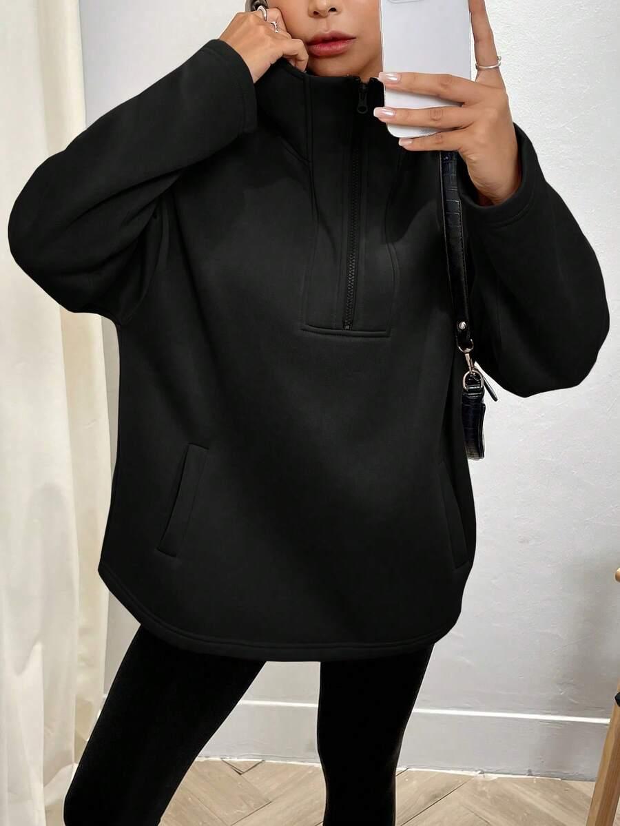 CZARNA BLUZA KAPTUR