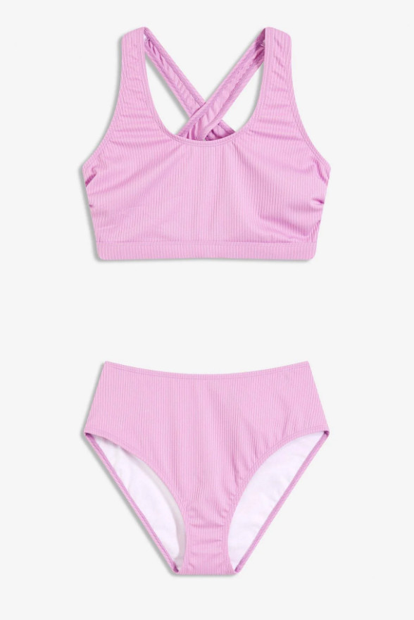 KOMPLET BIKINI W PRĄŻKI 
