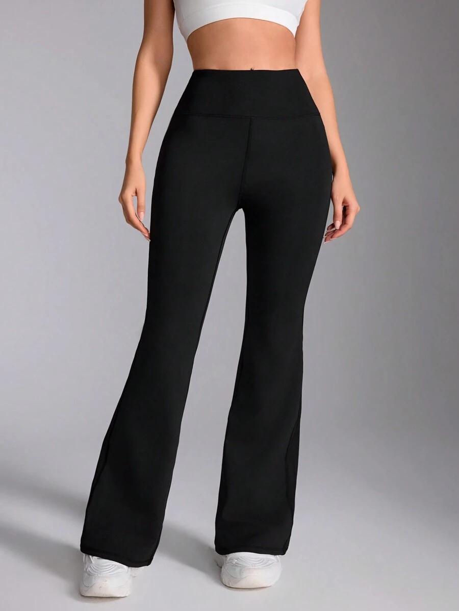 CZARNE LEGGINSY DZWONY