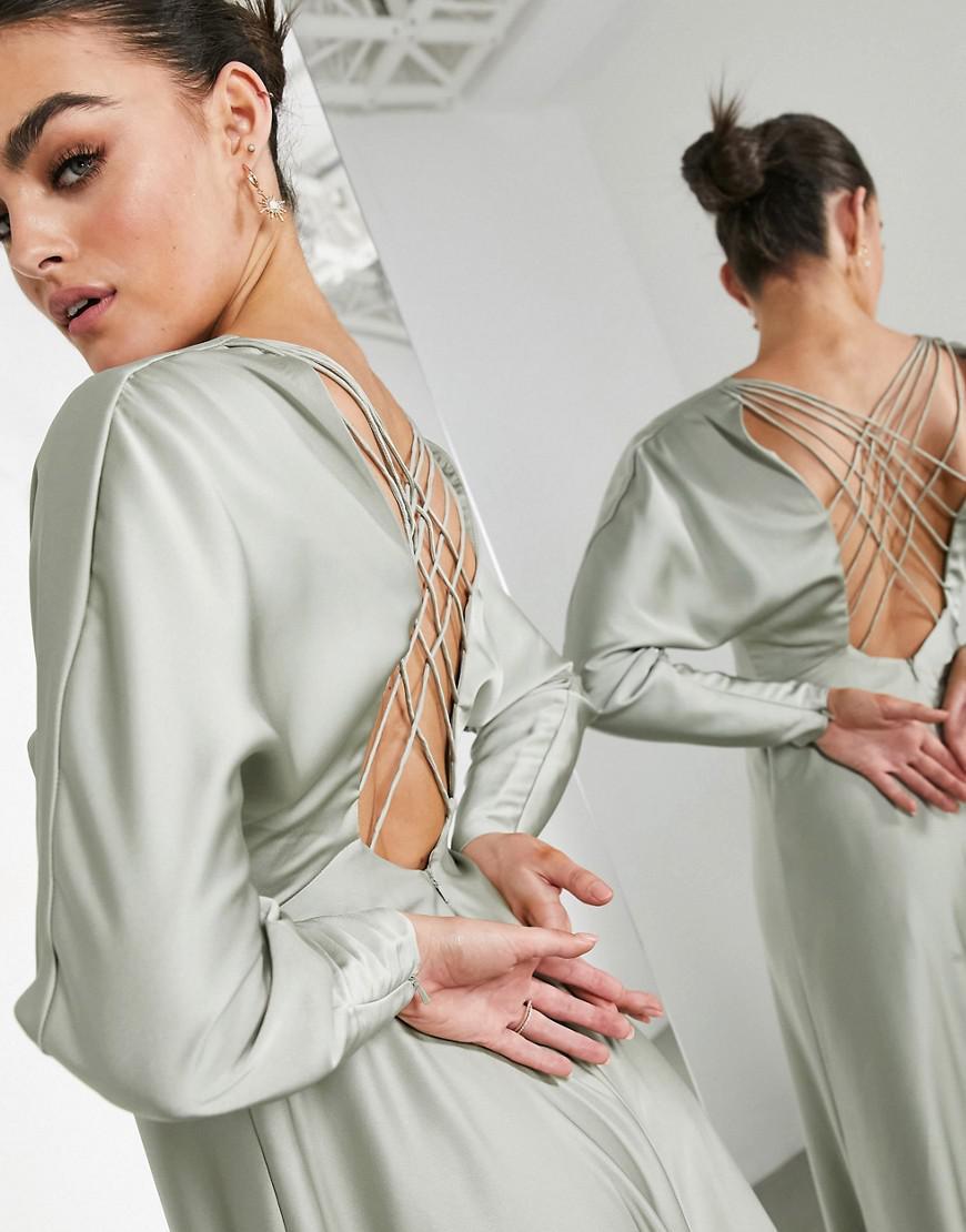 MIDI SUKIENKA V-NECK WSTAWKA